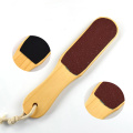 1pc Double Sides Foot File Foot Rasp Pedicure Tools Feet Dead Skin Callus Remover Sandpaper Wooden Handle Foot Care