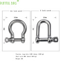 Outdoor climbing metal steel buckle hoisting main lock safety lock fast mountaineering buckle connection ring ZL34