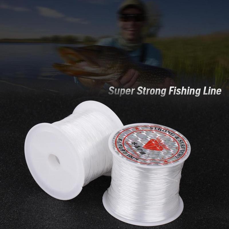 1 Pcs Strong Nylon Fishing Line high quality White 0.25/0.3/0.35/0.4mm Fishing Rope 110m/100m/80m/60m