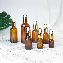Amber Brown Glass Dropper Bottle for Essential Oil