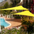 Right triangle 300D oxford Yellow sun sail pool cover sunscreen awnings for outdoor shade waterproof sail shade gazebo canopy