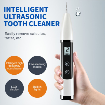 Home Ultrasonic LCD 5 mode Calculus Remover Dental Scaling Electric Portable Scaler Sonic Clean Smoke Stains Tartar Plaque Teeth