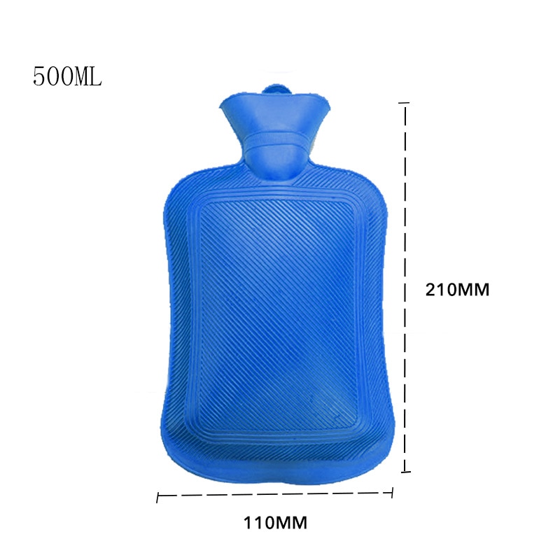 Water Bottle 2000ML Rubber High Density Winter Hand Warmer Portable Thick Hot Water Bottle Girls Pocket Feet Hot Water Bag