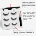 Magnetic Eyelashes 3D Mink False Lashes magnetic eyeliner Waterproof Liquid Tweezers Set Lasting Handmade Eyelash Makeup Tool