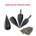 High Speed Twist Drill Bit Wood Splitter Screw Cones Splitting Bit Wood Drill 32/42MM Square Round Hexagonal Family Camping Farm