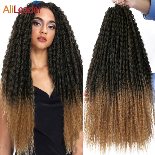 Wholesale Afro Kinky Curly Braid Crochet Braiding Synthetic Hair For Russia