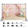 Birthday Photo Backdrop Curtain Candy Bar Banner For Photo Studio Props Vinyl Photographic Backgrounds Baby Shower Photophone