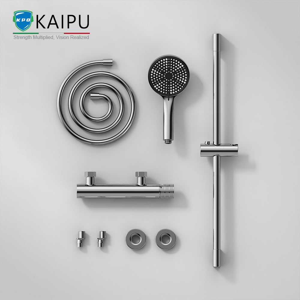 chrome bath and shower mixer 1