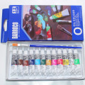 Oil Colors Paints Fine Painting Art Supplies 12 Colours 6 ML Tube Offer 1 Brush For Free