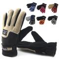 Winter Men Women Warm Fleec Gloves Windproof Waterproof Thermal Touch Screen Mittens Riding Gloves for Skiing Motorcycle
