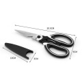 1PC Kitchen Scissors Stainless Steel Food Shears for Meat Vegetables Herb Chicken Scissors Multifunctional Kitchen Tool