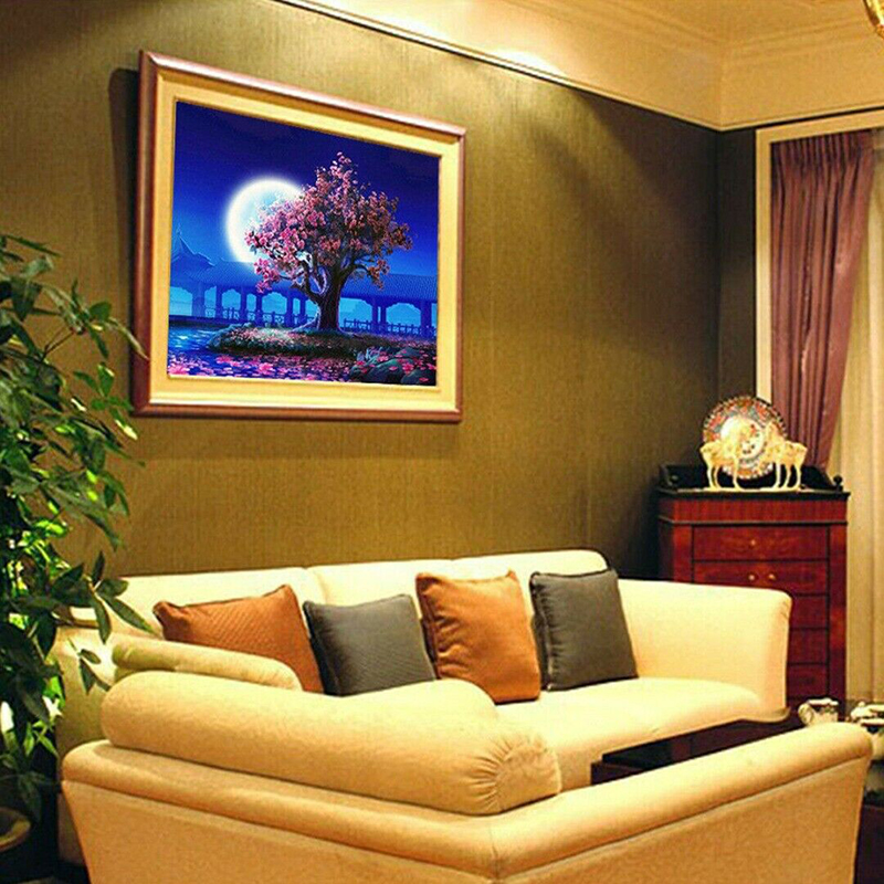 DIY Oil Painting Kit Paint By Numbers For Adult Kids Beginners Frameless For Home hotel Wall Decoration