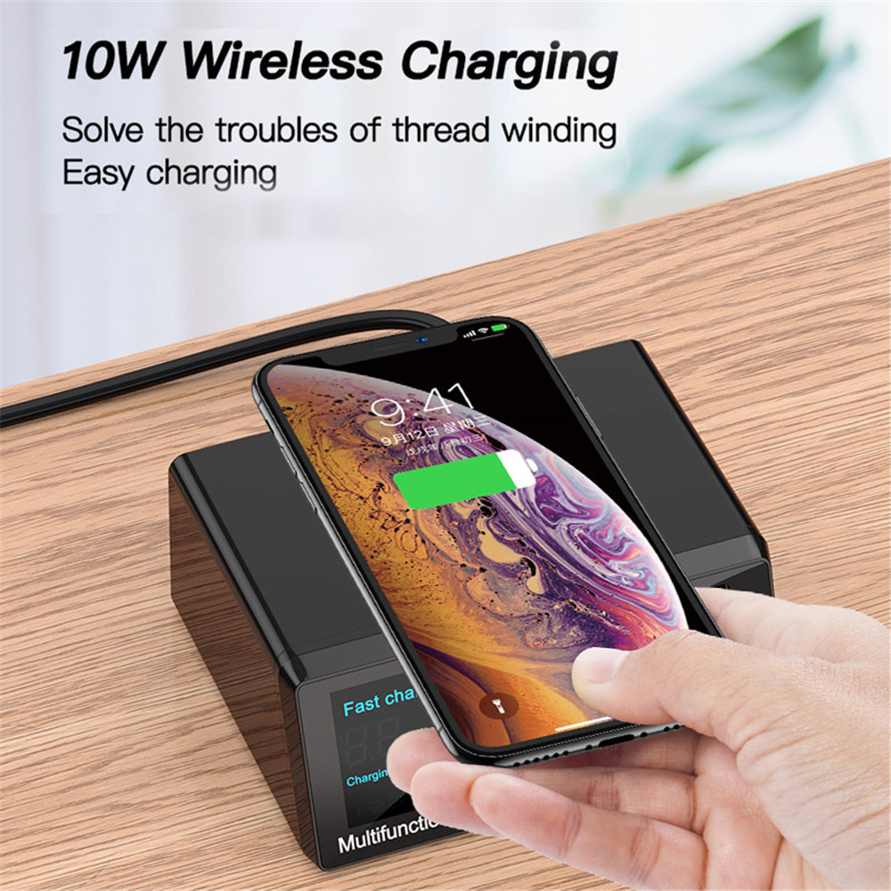 8 Ports 100W USB Charger Quick Charge 3.0 Adapter HUB Wireless Charger Charging Station PD Fast Charger For iPhone 11 Samsung