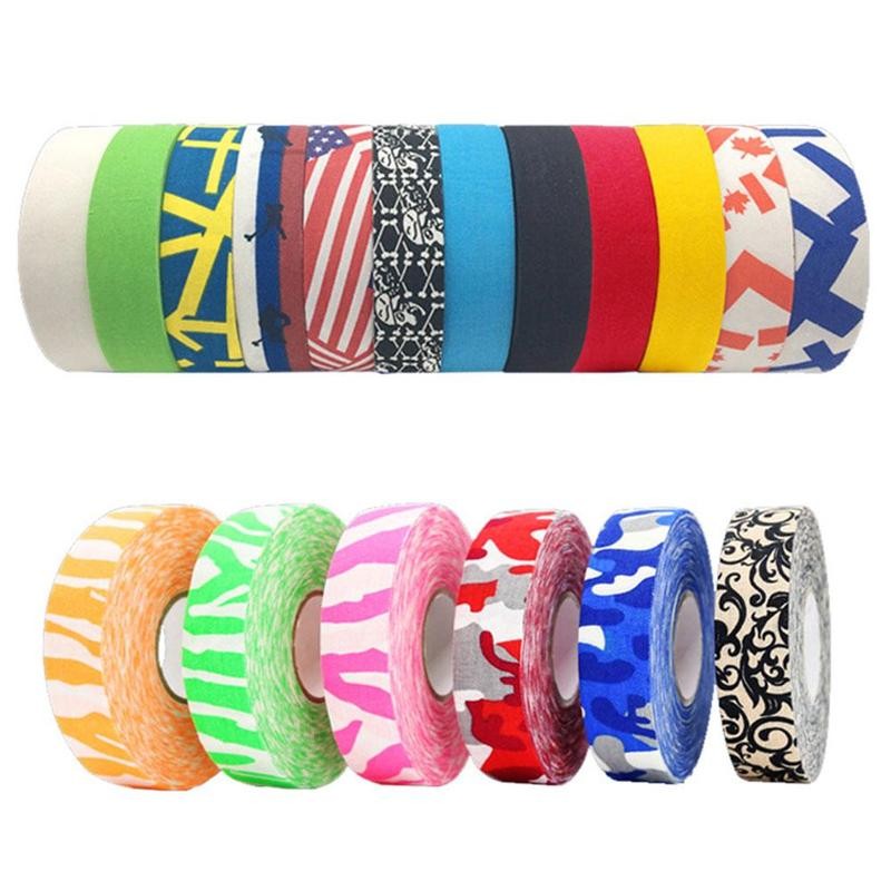 Non-slip Ice Hockey Bar Handle Wear-resistant Hockey Tape Badminton Bike Grip Handlebar Anti-slip Sticky Tape Sports Supplies