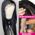 HD Transparent Lace Wigs 13x6 Lace Front Human Hair Wig Lemoda Remy Wig For Women Brazilian 28 Inch Straight Lace Frontal Wig