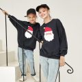 Parent-Child Plaid Nightclothes Christmas Family Matching Outfits Sweater Santa ClausPrinted Xmas Navidad Pjs For Photography