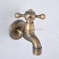 Antique Bronze Wall Mount Bathroom Mop Pool Faucet Laundry Sink Water Taps Toilet Cold Bibcock Nav352