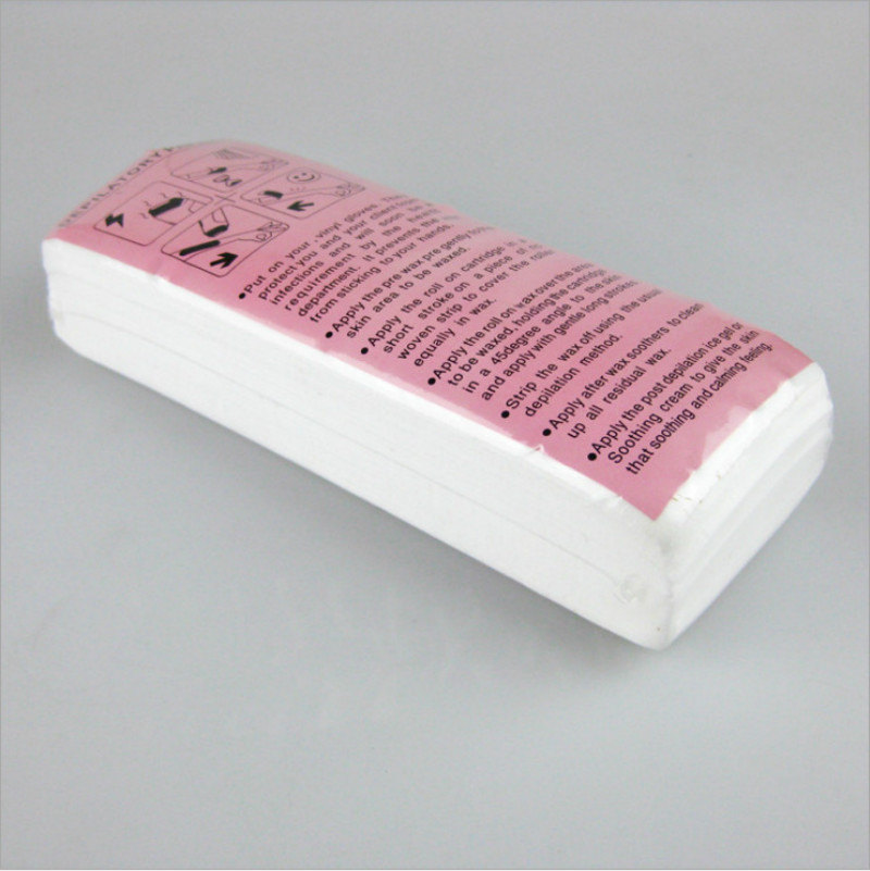 100pcs Removal Nonwoven Body Cloth Hair Remove Wax Paper Rolls High Quality Hair Removal Epilator Wax Strip Paper Roll
