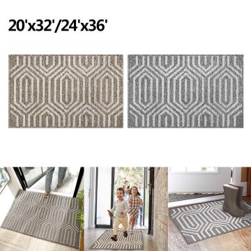 Floor Mat Anti-slip Water-absorbing Polypropylene Fiber Doormat Absorbent Front Back Door Carpet Pad For Home Floor Pad