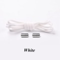 140cm shoelace No elasticity metal capsule button without strap shoelace no-tie sports shoes casual hiking shoes baby shoelace