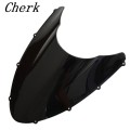 New Black Motorcycle Windshield Windscreen Double Bubble For DUCATI 848 1098 1198