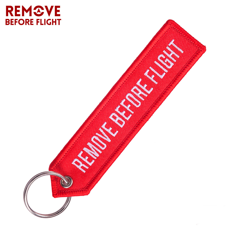 Travel Luggage Bag Tag Label Remove Before Flight Keychains Pilot Aviator Accessories Car Keychain Flight Crew Aviation Gifts