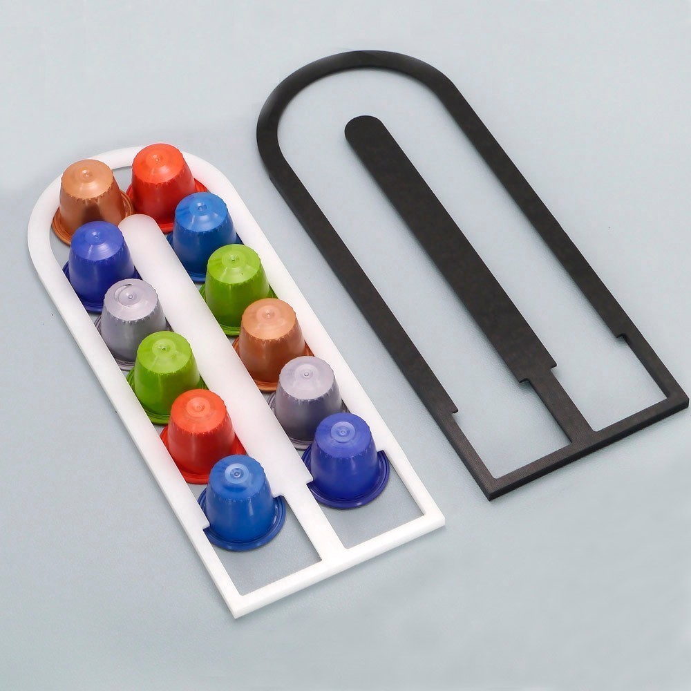 10PCS Coffee Pod Holder Dispenser Coffee Capsules Cap Dispensing Tower Stand Fit Nespresso Capsule Storage Coffee Filter Holder