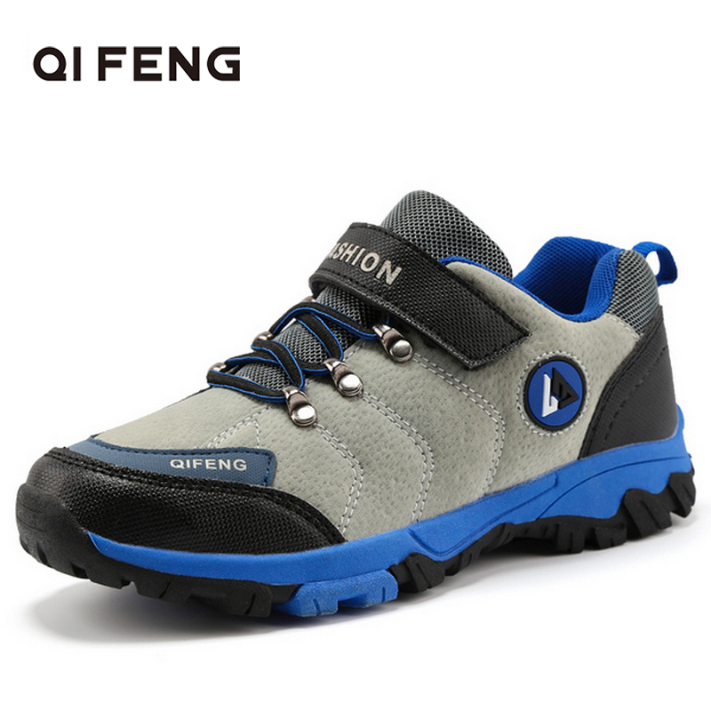 New Fashion Children Outdoor Sports Hiking Shoes, Kids Athletic Climbing Trekking Footwear, Boy Popular Comfortable Shoe Winter