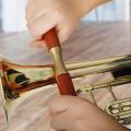 Musical Instrument Wooden Repair Tools for Saxophone Saxophone Trumpet Trombone Repair Two-hand Wooden Handle