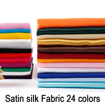 3yards Satins Fabric silk Fabric gift box cloth dress curtain wedding party background cloth DIY Handmade Sewing Quilting
