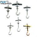 Plasterboard hollow wall cavity wall fixing spring toggle anchor with screw