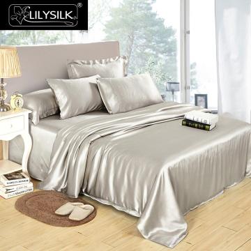 LilySilk Silk Duvet Cover 100 Pure Mulberry 25 Momme Natural Seamless Luxury Queen King Home Textile Free Shipping