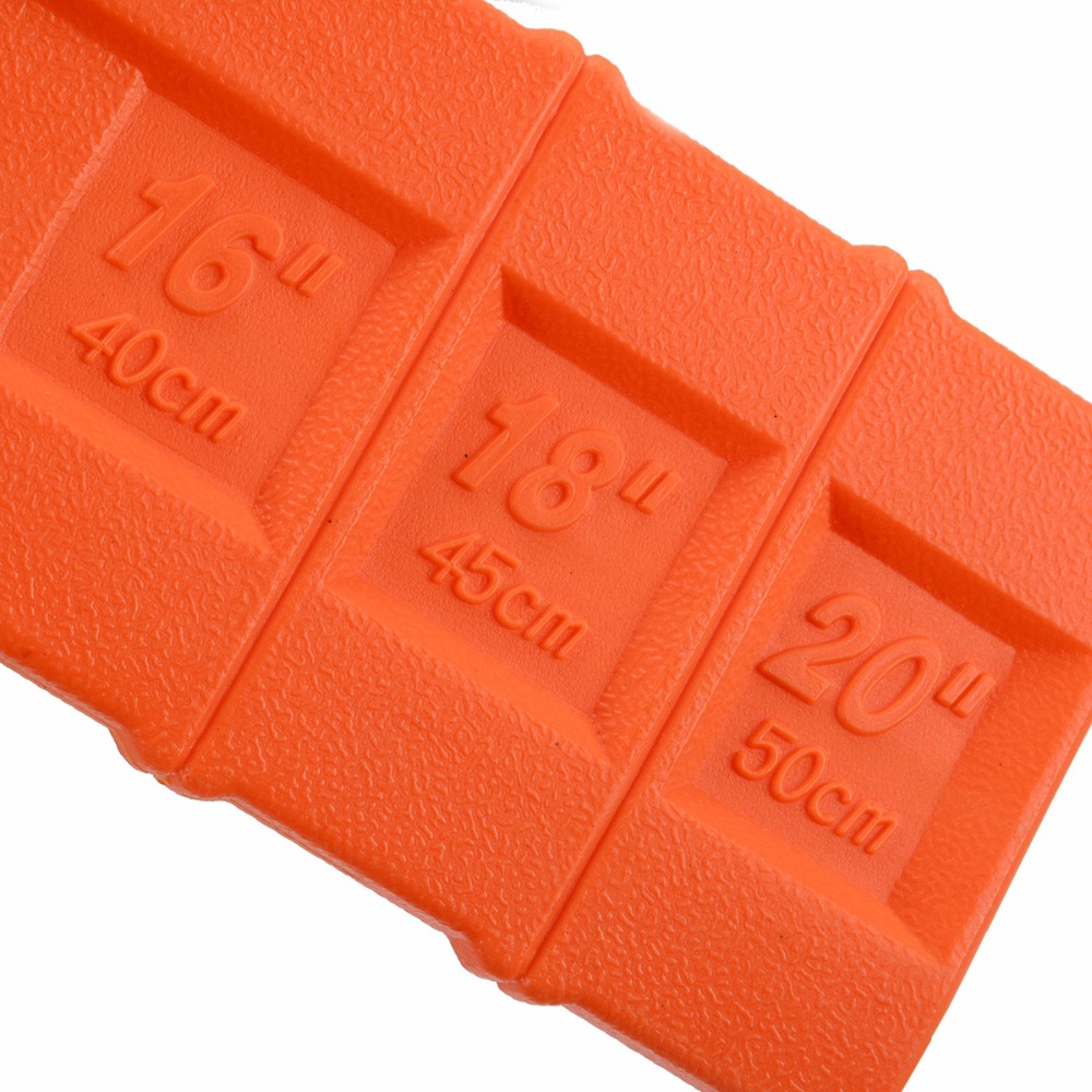 1pcs 16'' 18'' 20'' Chainsaw Bar Cover Scabbard Universal Guide Plate Chain Saw accessory Orange