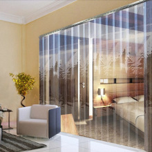 Windproof Door Curtain To Prevent Heating Leakage PVC Transparent Air-conditioning Soft Curtain Hanging Curtains Screen Door