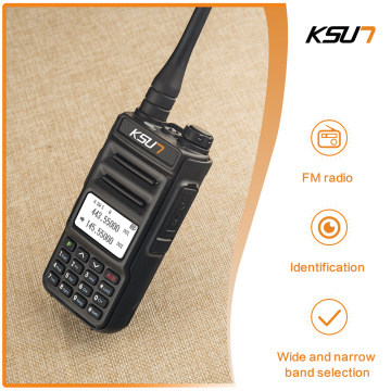 KSUN X-UV2D VHF UHF Dual Band Walkie-talkie 8W Two Way Radio Transceiver Walkie Talkie