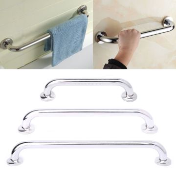 30/40/50cm Stainless Steel Bathroom Tub Handrail Grab Bar Shower Safety Support Handle Towel Rack