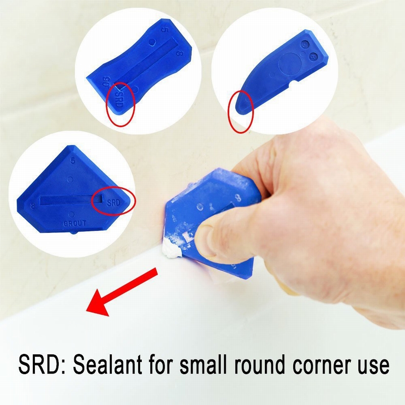 4/5/9pcs Door Silicone Sealant Spreader Spatula Scraper Cement Caulk Removal Tool Kit Window Caulking Finishing Sealant Grout