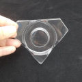 100pcs/lot diamond shape clear lash trays plastic transparent blank holder tray for eyelash packaging box case container