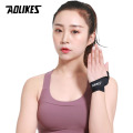 AOLIKES 1PCS Elastic Sport Bandage Wristband Belt Carpal Tunnel Hand Wrist Support Brace Solid Black wrist brace Wrap