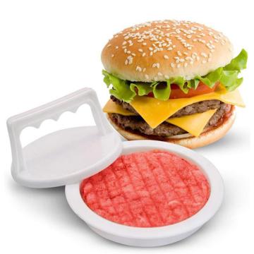 Kitchen Gadget Round Shape Hamburger Press Food-Grade Plastic Meat Beef Grill Burger Patty Maker Mold Kitchen Tool Accessories
