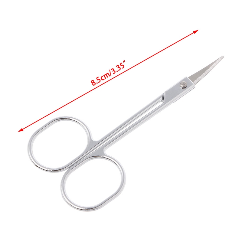 Stainless Steel Small Eyebrow Nose Hair Scissors Cut Manicure Facial Trimming Q0KD