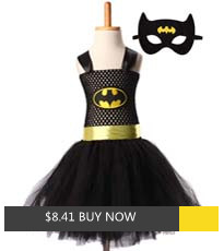 Superman Batman Girls Tutu Dress with Mask Super Hero Inspired Baby Costume Kids Cosplay Christmas Halloween Tutu Dress_副本