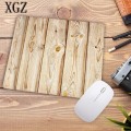 XGZ Promotion Design Brown Wood Grain Wooden Floor Mouse Pad Gamer Play Mats Professional Gaming Keyboard Mat Small Size 22X18CM