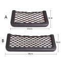 YCCPAUTO 1Pcs Car Organizer Storage Bag Auto Paste Net Pocket Phone Holder Car Accessories 20*8CM 8*15CM Universal