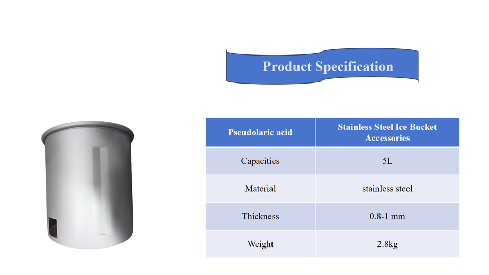 stainless steel ice bucket