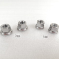 novatec fixed gear hub axle nuts, steel Front M9 9mm Rear M10 10mm track bicycle hub axle nut for most fixed gear hubs