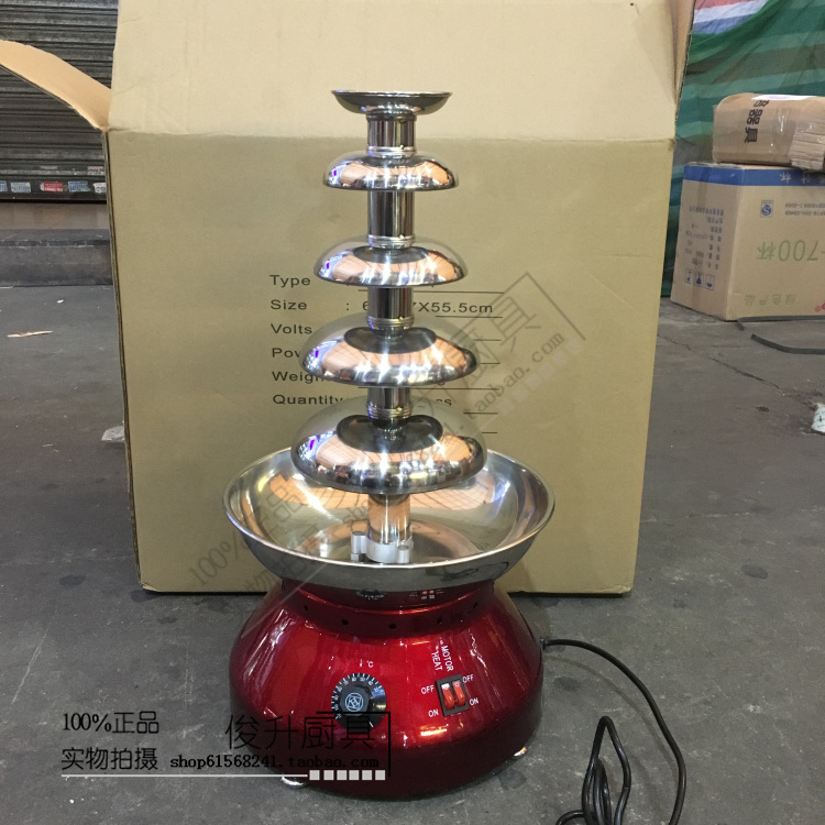 CF-51 chocolate fountain spray tower five-layer commercial chocolate fountain hot pot waterfall machine