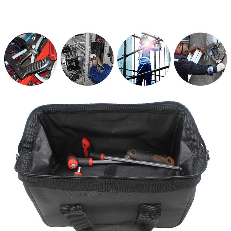 Oxford CanvasMultifunction Waterproof Hand Tool Storage Carry Bags Portable Pliers Metal Toolkit Parts Hardware Parts Organizer
