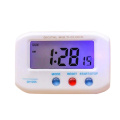 Portable Electric Desk Clock Digital Electronic Alarm LCD Screen Data Time Calendar Small Table Clock For Bedroom Reloj De Mesa