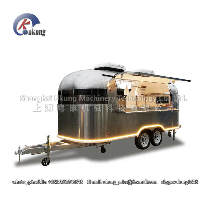 UKUNG brand AST-210 model customized stainless steel food truck